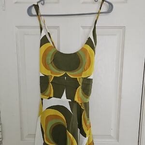 Stylish Multicolor Sleeveless Dress